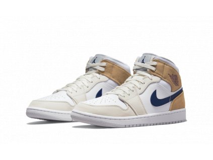 Jordan 1 Mid Tan Suede